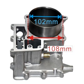 Tupo 102mm Cylinder Piston Ring Gasket Top End Rebuild Kit Compatible with Honda TRX 680 TRX680 FA/FGA Fourtrax 700 Rincon 680 MUV700 Big Red 700 Pioneer 700 Deluxe 700 SXxS700 M2 M4 2006-2022