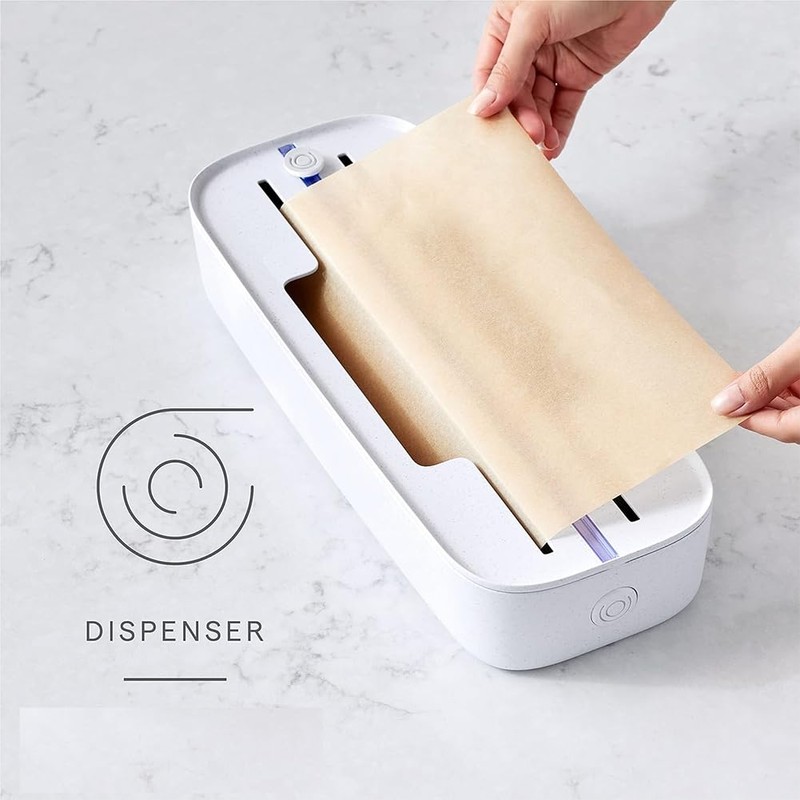 Drawer Food Wrap Dispenser, Foil, Plastic and Wax Paper Organizer