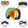 KULUSUPA Ski Goggles, Snowboard Goggles, Snow Goggles, Anti-Fog, Compatible with