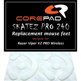 Corepad Skatez PRO 240 Replacement Mouse Feet Compatible with Razer Viper V2 PRO Wireless