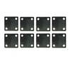 Bobco Metals 5”X5” Weldable Square Steel Metal Baseplate - A36