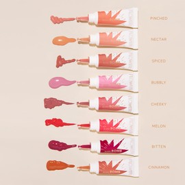 FLOWER Beauty By Drew Barrymore Liquid Blush Makeup Bomb Color Drops -Silky Lightweight Formula + Gel Cream Blush for Cheeks - Radiant + Glossy Finish - Buildable + Lightweight Formula - Cruelty-Free + Vegan (Spiced)