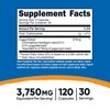 Nutricost Guggul Extract Supplement (3750 mg Equivalent) 120 Capsules -
