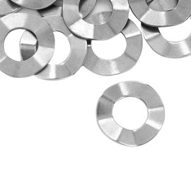 Shaft Washer, Shaft Spring Washer, Mounting Parts Washers and Circlips Made of Stainless Steel (M10 (20 Pieces) for Electrical Connections