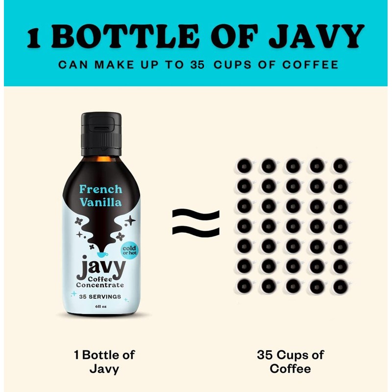 Javy Coffee 35X Cold Brew Coffee Concentrate, Perfect for Instant