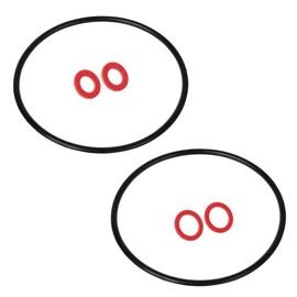 Carburetor Bowl Gasket Kit Compatible with Hon da GX240 GX270 GX340 GX390, Bowl Gaskets and Bolt Washer Compatible with GX390 GXV270 GXV340 GXV390, Replace 16010-ZE2-812