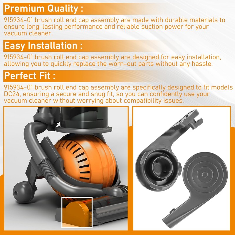 HASMX 915934-01 Brush Roll End Cap Assembly, Vacuum End Cap