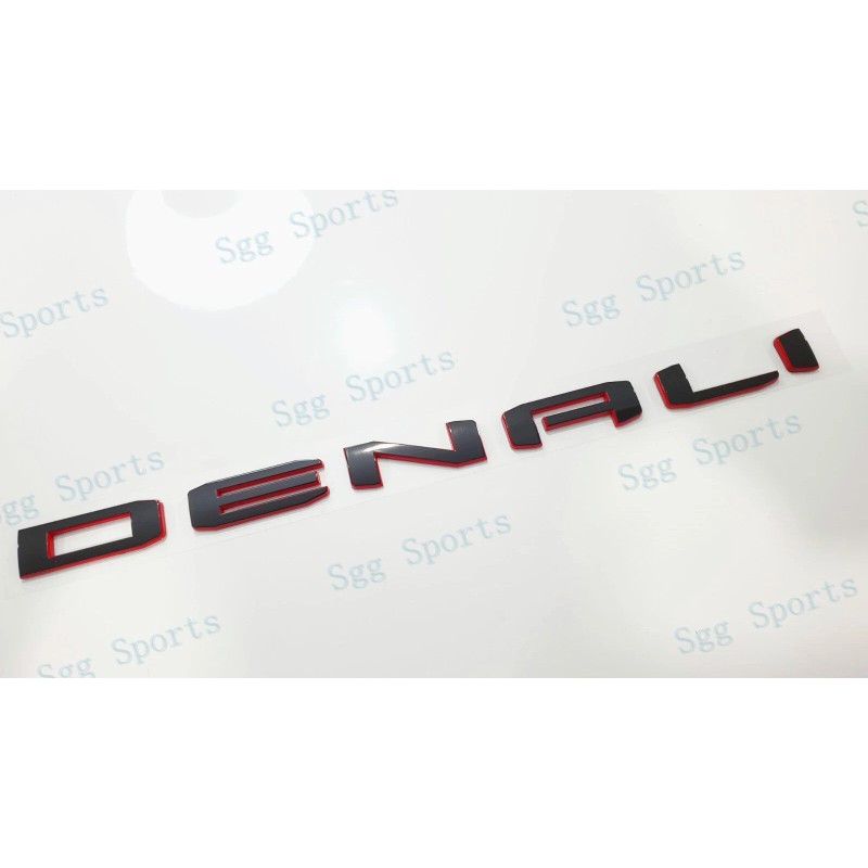 GMC 3pcs GMC 2021-2025 Yukon Yukon XL Black Red Door