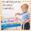 Uiifan 2 Sets Sensory Table Wood Sand Table Water Table