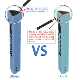 Funda para mando a distancia Nvidia Shield Android TV Pro, funda protectora de silicona para NVIDIA Shield TV Pro/4K HDR mando a distancia lavable, antipérdida, color azul oscuro