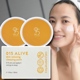 015 Alive Gongilo Sleeping Cream Pore Sleeping Pack (2 packs) / 015얼라이브 공일오 수면크림 모공 슬리핑팩 2개