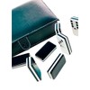 Domino Profesional Acrilico Cebra Negro Estuche Tipo Libro