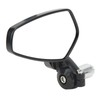 Motorcycle Rear View Mirror 22mm Handlebar Mirror 360 Degree Rotation