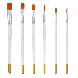 JJUNW 6 Pcs Food Safe Paint Brushes, Cookie Paint Brushes Pastry Food Brush, Decorating Brushes Multifunction for Cooking