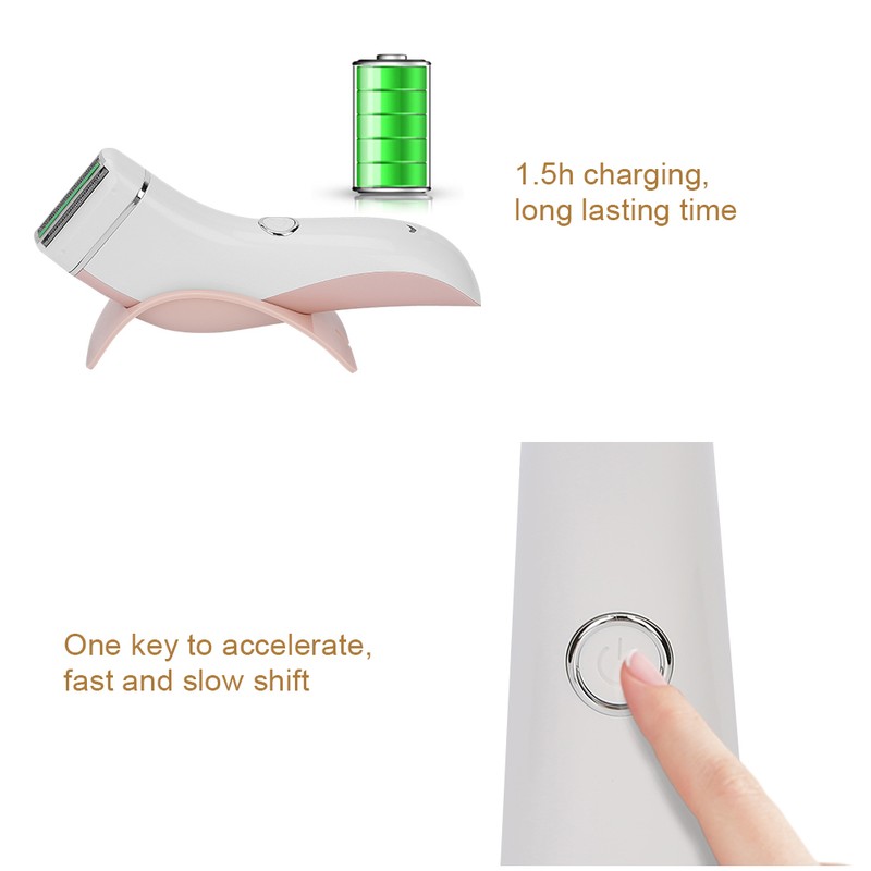 USB Women Waterproof Electric Body Hair Removal Machine Devices with