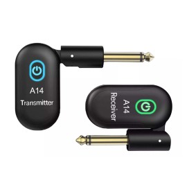 Unbranded A14 ABS 2.4GHz Guitar Wireless System for Electric Guitar Bass Violin 100ft