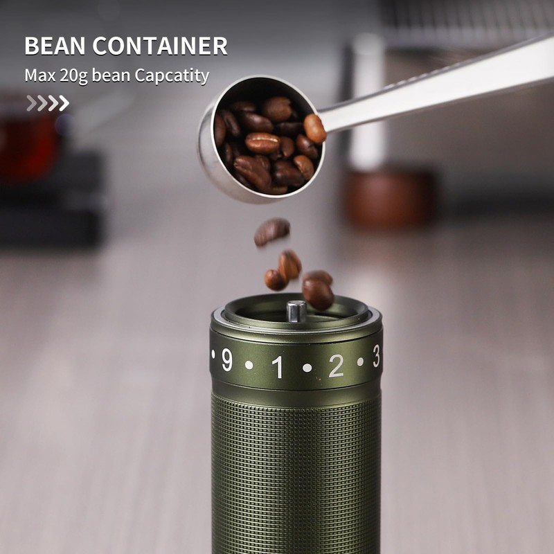 Bincoo Manual Coffee Grinder Manual Foldable Handle– Espresso Hand Coffee