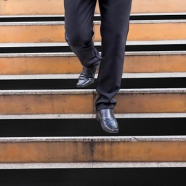 SinoPack Anti Slip Tape Black 6Inch x 30FT Non Skid Tape, Best Grip Non Slip Strips Tape High Traction Friction Abrasive Adhesive for Stairs Step Indoor Outdoor