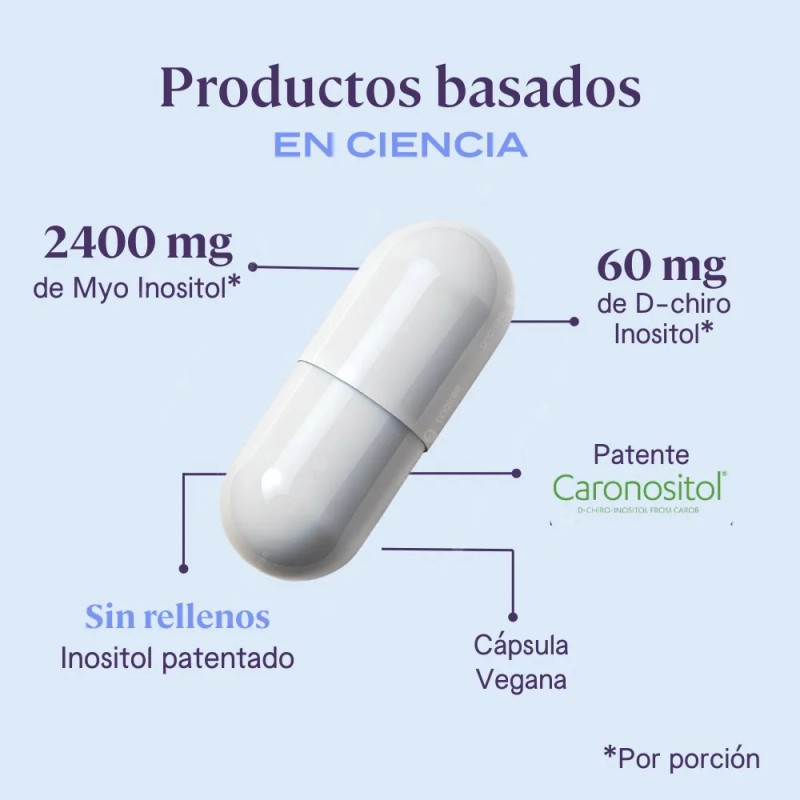 B-fit Just Myo Y D-chiro Inositol Caronositol 360caps 90porc