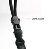 GOVO T3 Lanyard,Durable Round Cord,Metal Hook,Breakaway Buckle,Safety Breakaway, Black, 19
