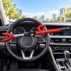 Telescopic Steering Wheel Lock for Vehicle Security – Twin-Bar ABS