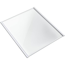 Upgraded W11130202 Freezer Glass Shelf Replacement Compatible with Whirlpool Refrigerator, W10527848 W10773886 WPW10527848 Fridge Tempered Glass Shelf, Shelf Size 11.69" X 11.37"