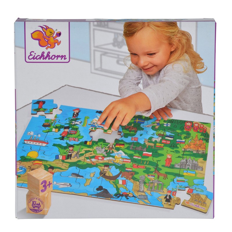 Eichhorn PUZZEL EUROPA 40ST -