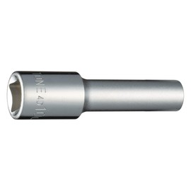 TONE Deep Socket (12 Square) 4D-10L Insertion Angle 12.7 mm (1/2") Double Side Width 0.4 inches (10 mm)