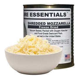Future Essentials Freeze Dried Shredded Mozzarella Cheese – #2.5 Can
