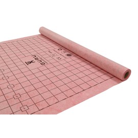 GURU USA Water-Stop Shower Waterproofing Membrane Roll, Bathroom Water Blocker, Waterproof Tape for Wall, Tile, Flooring, Crack Isolation, & More, 1 x 5 m (54 ft²) Roll