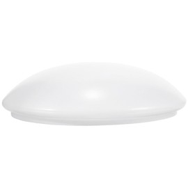 Gadpiparty Flush Mount Ceiling Light Shade,31.5cm Plastic Mushroom Light Shade Replacement Chandeliers Shade Light Fixture for Hallway Bathroom Bedroom White