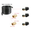CHAVOR Pressure Washer Hose 50 FT X 1/4 Inch, Replacement