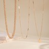 Gold Layered Necklaces Dainty Gold Stacked Necklace Set Trendy Adjustable