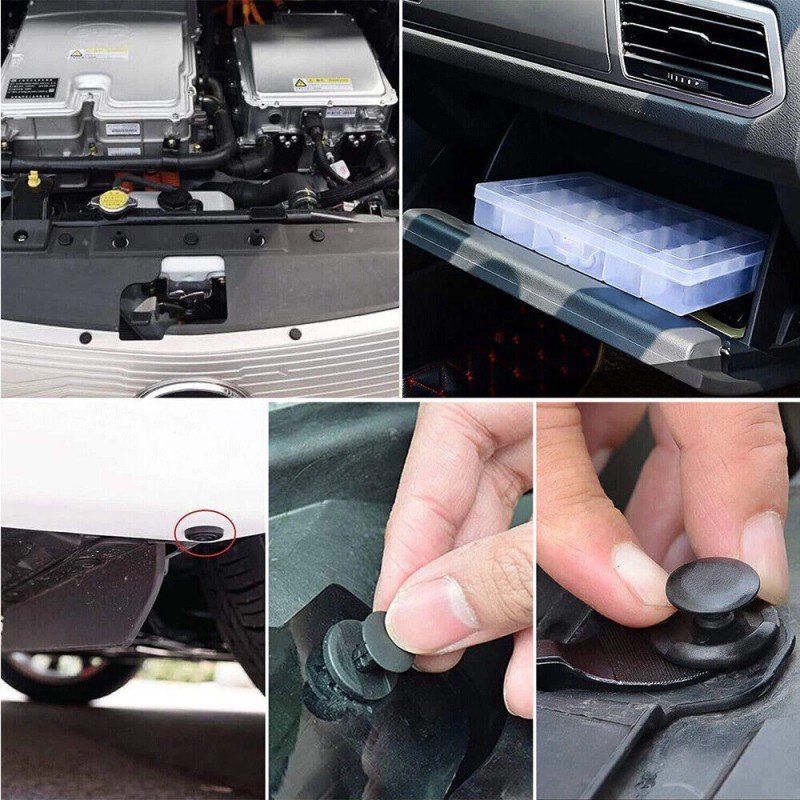 Fevirad For Toyota Tundra Car Set Body Bumper Rivet Retainer
