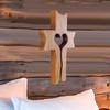 Kaltner Präsente Gift Idea - Wall Cross Real Beech Wood