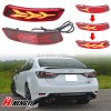 ZTT Rear Bumper Turn Signal Brake Light For 2014-2016 Toyota