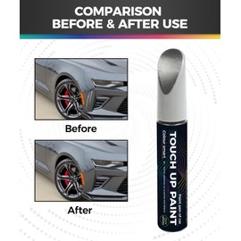 Flaconi Car Paint Pen, Paint Pens for Car Scratches, Car Paint Repair, Car Paint Pen, Paint Pens, Pen for Removing Car Scratches, Suitable for Most Car Repairs (Grey)