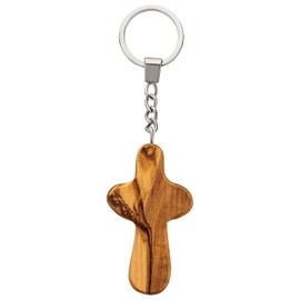 Parent 10031 Olive Wood Keyring, Cross