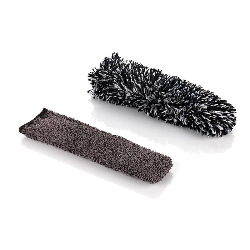 Detail Factory - Wheel Brush Kit with Interchangeable Microfiber Covers