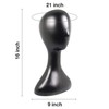 Studio Limited Professional Plastic Mannequin Head (Black), Durable Women Model