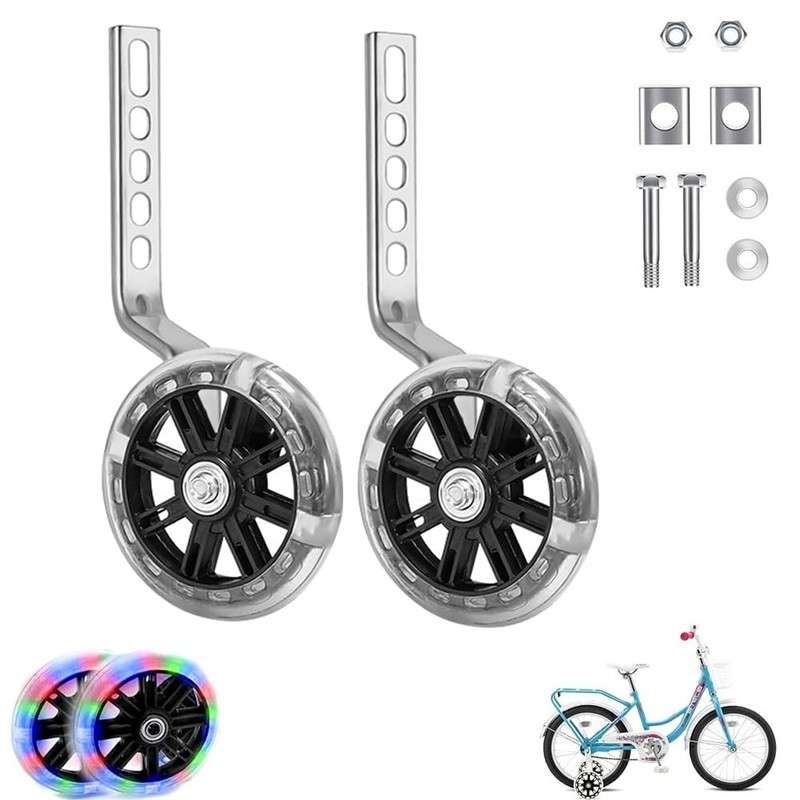 Growth Support Adjustable Safety Training Wheel for 12-20 Inch Kids