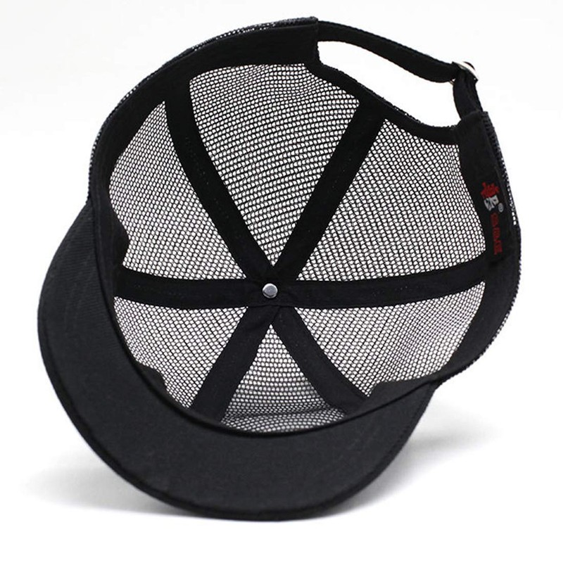 Spargel Men's Short Brim Cap, Mesh Cap, Hat, Short Brim,