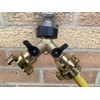 Solid Brass geka Type Claw Fittings with Brass Two Way