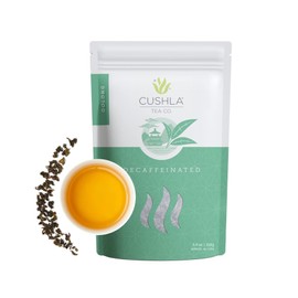 Decaffeinated Oolong Tea Loose Leaf, Hot or Cold Brew, Smoky, Woodsy, Nutty Notes Delicate Toasty Finish - Decaf Oolong Tea Leaves
