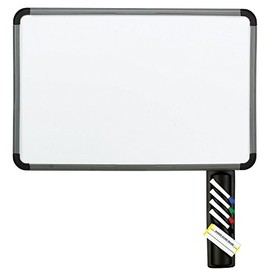Iceberg Ingenuity Dry Erase Board with Caddy, 48"x36", Charcoal (Made in USA)