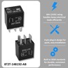 4-Pack Automotive Relay 8T2T-14B192-AB 12VDC 4-Pin Plug-in Replacement Compatible with