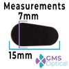 GMS Optical Soft Foam Self-Adhesive Nose Pads for Glasses, Sunglasses,