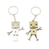 Olive-G Cute Antique Robotic Keychain Set of 2