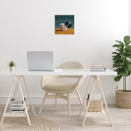 Stupell Industries Mouse with Exercise Ball Wall Plaque Art Design by Lucia Heffernan