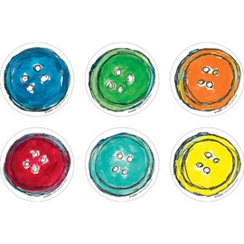 Edupress EP62006 Pete The Cat Groovy Buttons Mini Accents